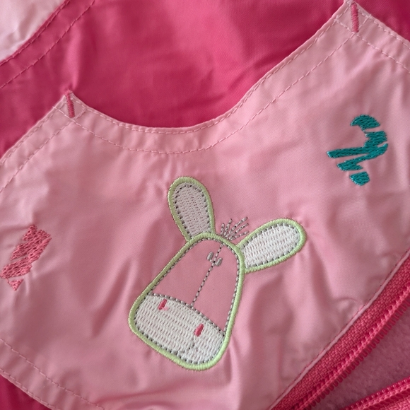 Vintage SEARS Baby Pink Lined Windbreaker Suit - Picture 4 of 6